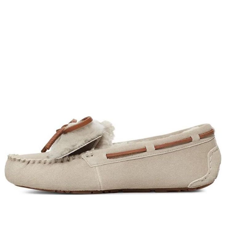 (WMNS) UGG Dakota Double Bow 'Goat' 1118913-GOA