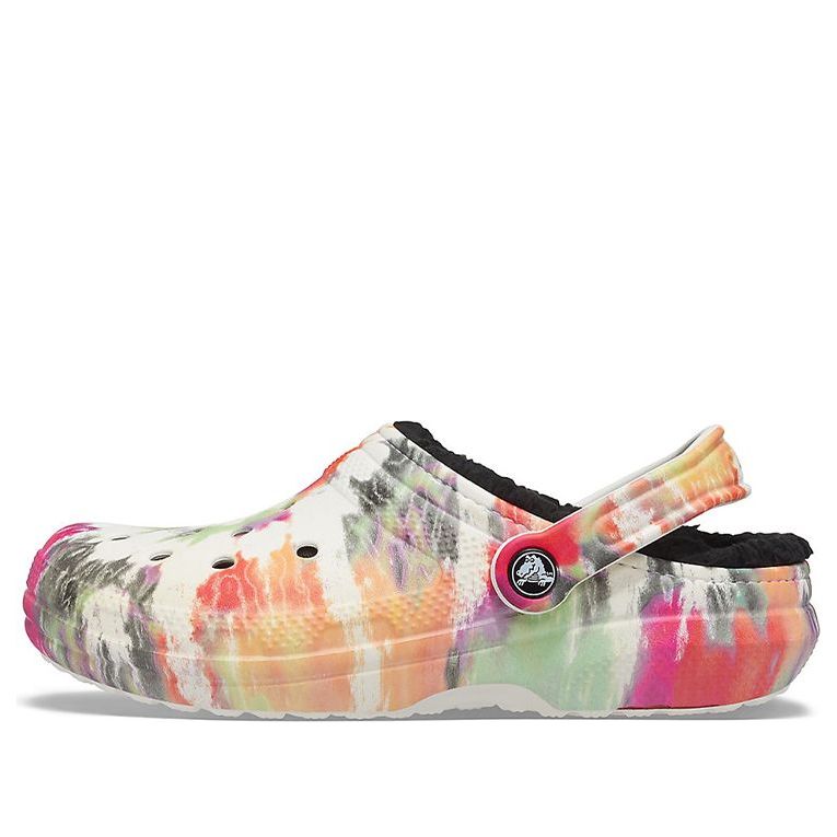 Crocs Classic Clog Tie Dye Shoe Multi-Color Black 206341-0C4