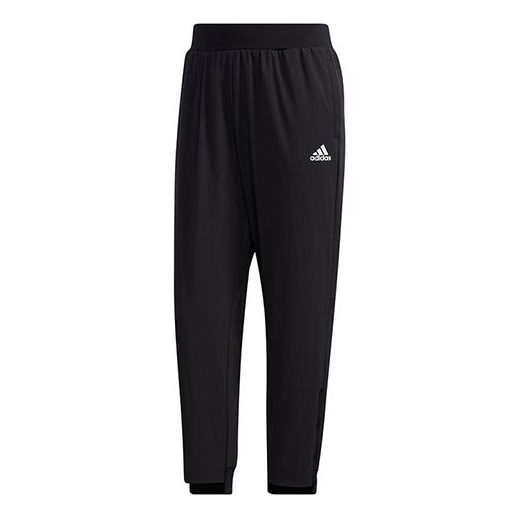 (WMNS) adidas Mh 3/4 Wv Sweatpants Black GF0123