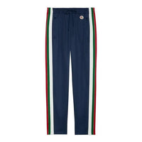 (WMNS) Gucci Knitted Sweatpants With Logo 'Blue' 666495-XJDP4-4206