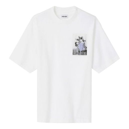 KENZO Unisex SS21 520 Series Printing White FB52TS6924SA-01