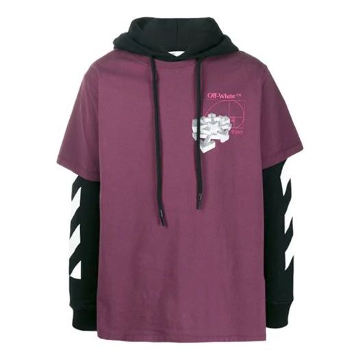 Off-White Lacing Loose Unisex Purple Red OMAB033R20185012B288