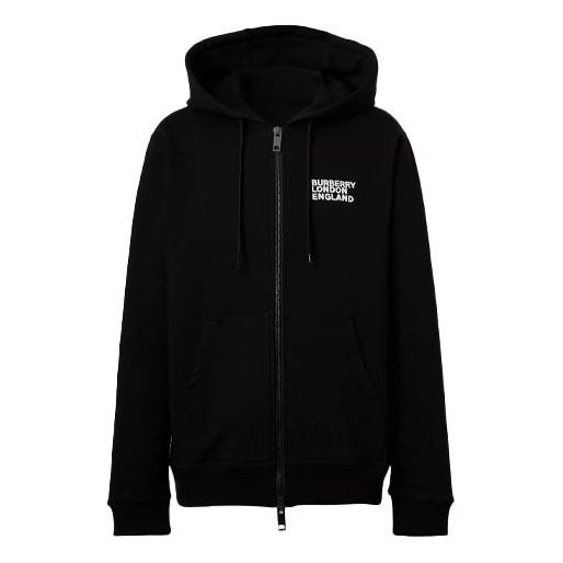 Men's Burberry Love Alphabet Printing Black 80375821