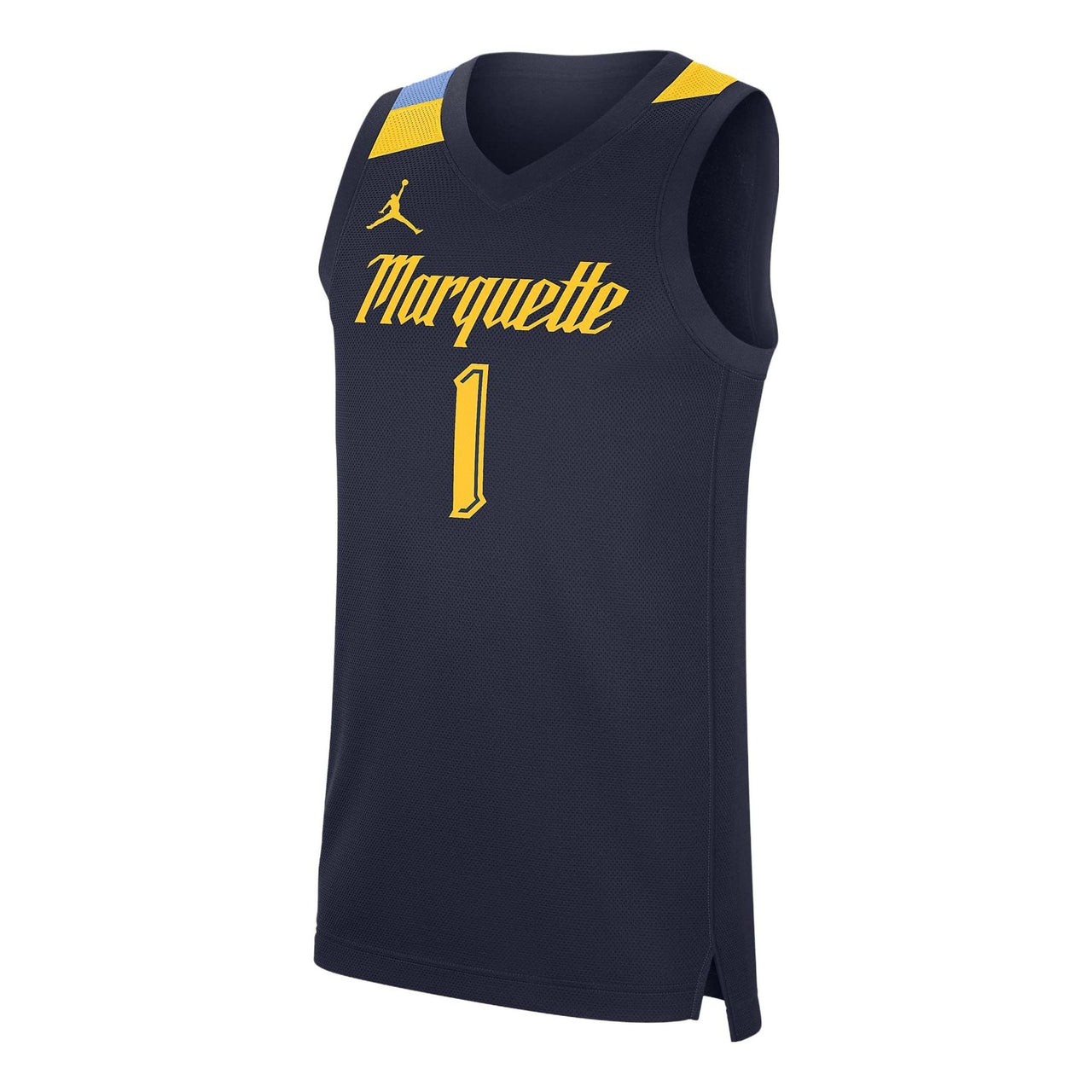 Air Jordan College Replica Marquette Basketball Jersey 'Navy' CN3607-420