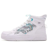 (WMNS) ANTA Fashion High-top Casual Shoes 'White Blue' 122048050-3