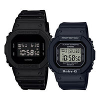 CASIO G-Shock & Baby-G Set 'Black' DW-5600BB-1PR&BGD-560-1PR