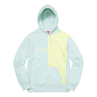 Supreme Split Old English Hoodie 'Teal Yellow' SUP-FW17-166