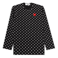 COMME des GARCONS PLAY Polka Dot Long Sleeves Tee 'Black White' AZ-T166-051-1