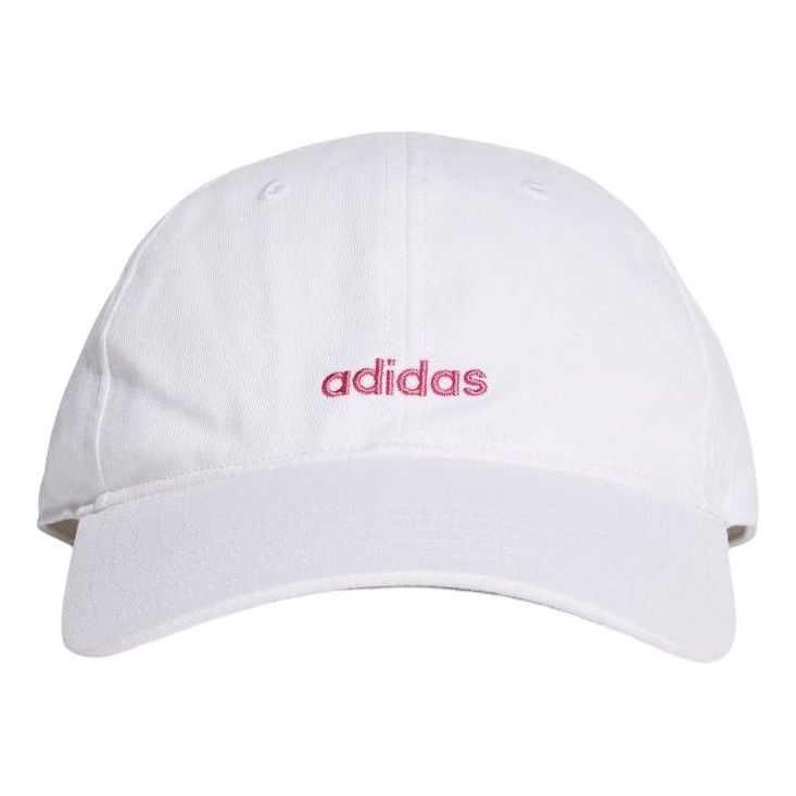 adidas Fashion Solid Color Alphabet Cap Unisex White H32241