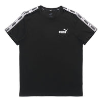 PUMA Taping Logo T-Shirt 'Black' 532557-01