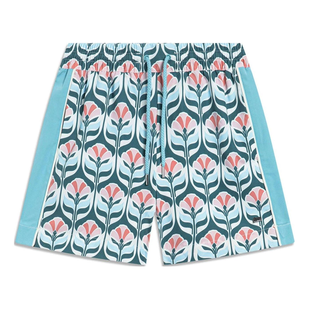 (WMNS) Li-Ning All-Over Print Shorts 'Blue Pink' AKST486-3