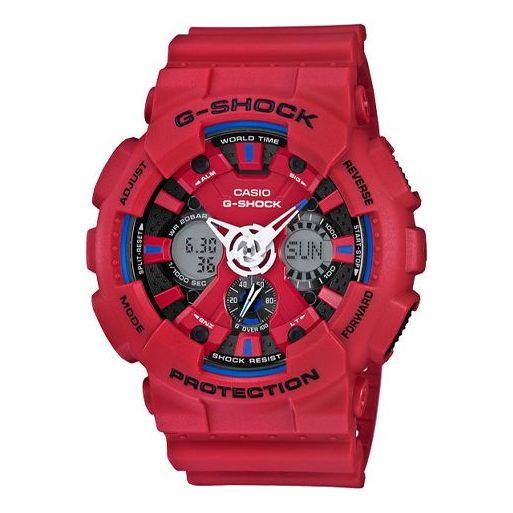 CASIO G-Shock Analog-Digital 'Red' GA-120TR-4A
