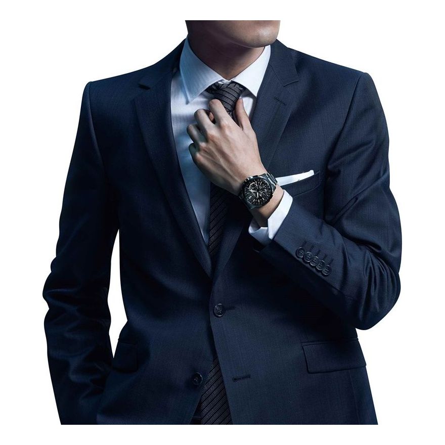 CASIO Stainless Steel Strap Mens BlackGreen Analog OCW-G1000-1A22021