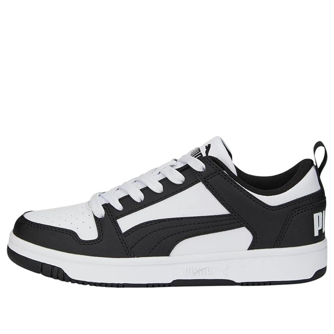 (GS) PUMA Rebound Lay-Up Lo 'White Black' 370490-16