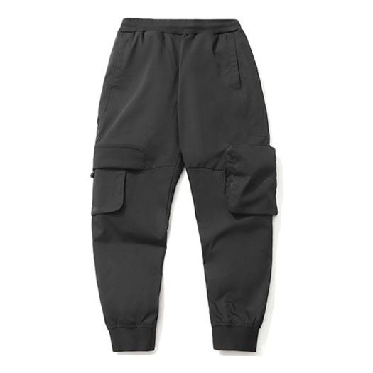 Li-Ning Classic Cargo Pants 'Black' AKXR039-2