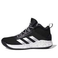 (PS) adidas Cross 'Em Up 5 J Wide 'Black Silver Metallic' FZ1473