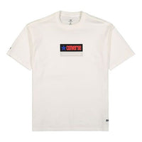 Men's Converse x Thisisneverthat Crossover Logo Printing Sports Round Neck Short Sleeve Creamy White 10022709-A01