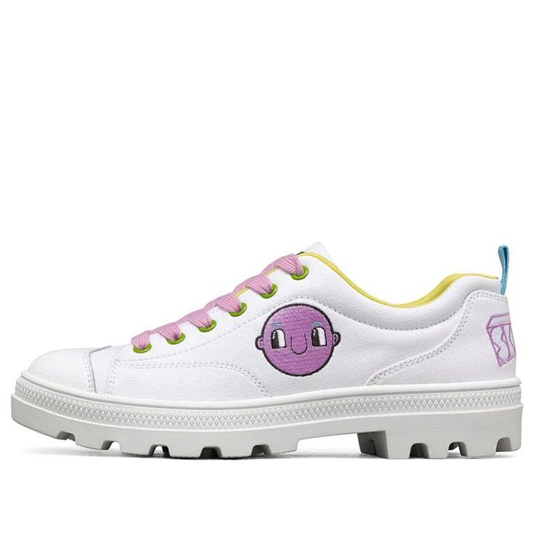 (WMNS) Jeremyville x Skechers Roadies Low-Top Canvas Shoes White 66666304-WHT