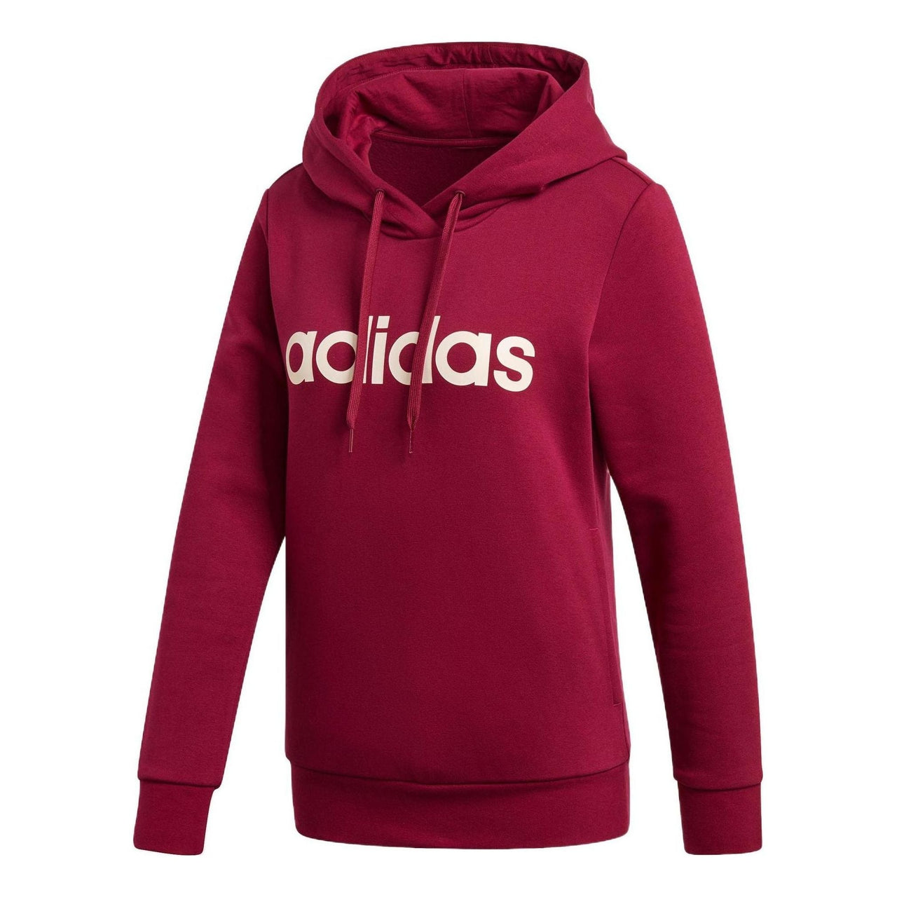 (WMNS) adidas Linear Hoodie 'Burgundy' GP8733