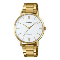 CASIO Waterproof White Watch Dial White Analog LTP-VT01G-7B