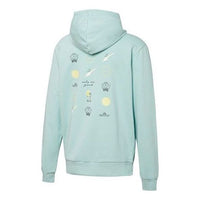 (WMNS) PUMA Hoody Logo Pattern Printing Sports Drawstring Hoodie Light Blue 534417-76