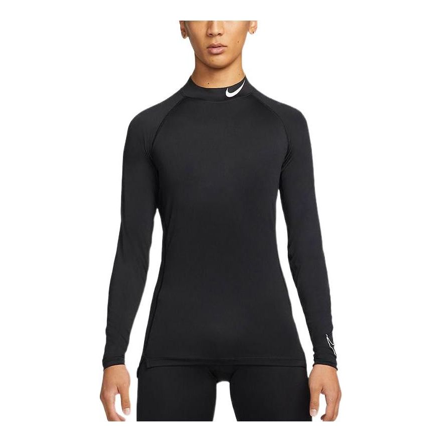 ملابس رياضية ضيقة بأكمام طويلة من Nike للجري والتدريب الرياضي باللون الأسود DD1987-010