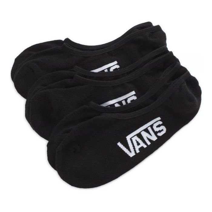 Vans Classic Super No Show Socks 3 Pack 'Black White' VN000XS9BLK