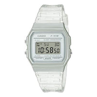 CASIO Waterproof Sports Unisex Mens White Digital F-91WS-7