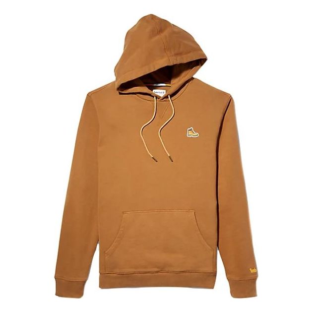 Men's Timberland Logo hooded Sports Brown A2DBH-932