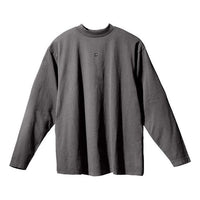 Yeezy Gap SS22 Logo Longsleeve Tee 'Dark Grey' YEEZY-SS22-088