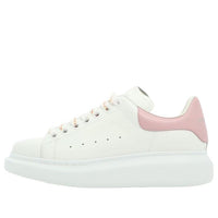 (WMNS) Alexander McQueen Oversized Larry Leather Sneakers 'White Pink' 718139WHGP58937