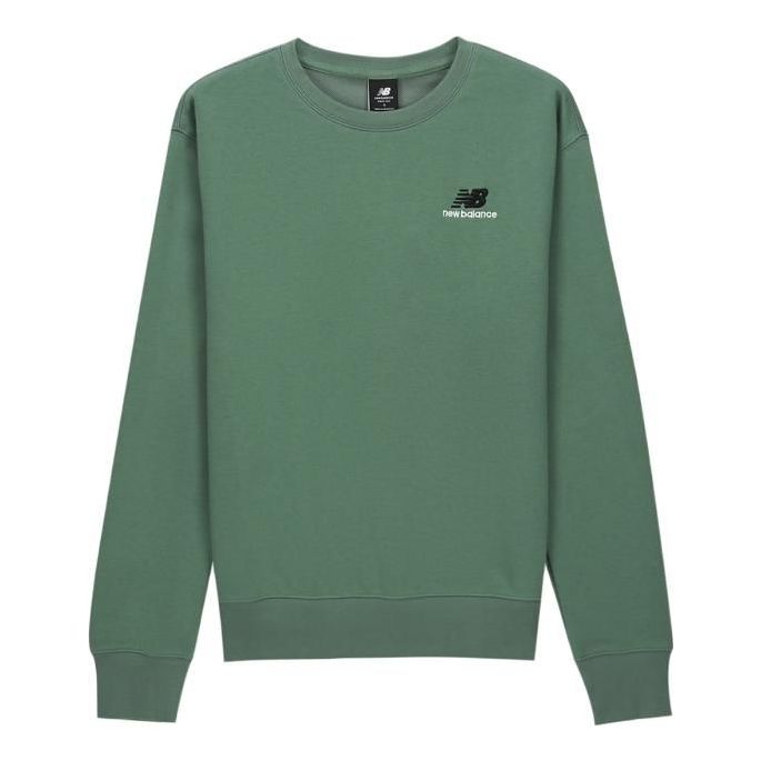 New Balance Unissentials French Terry Crewneck Sweatshirt Asia Sizing 'Dark Juniper' UT21501-DKJ