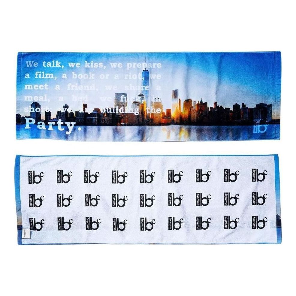Supreme x Bernadette Corporation Mini Towel 'Blue White' SUP-SS23-25