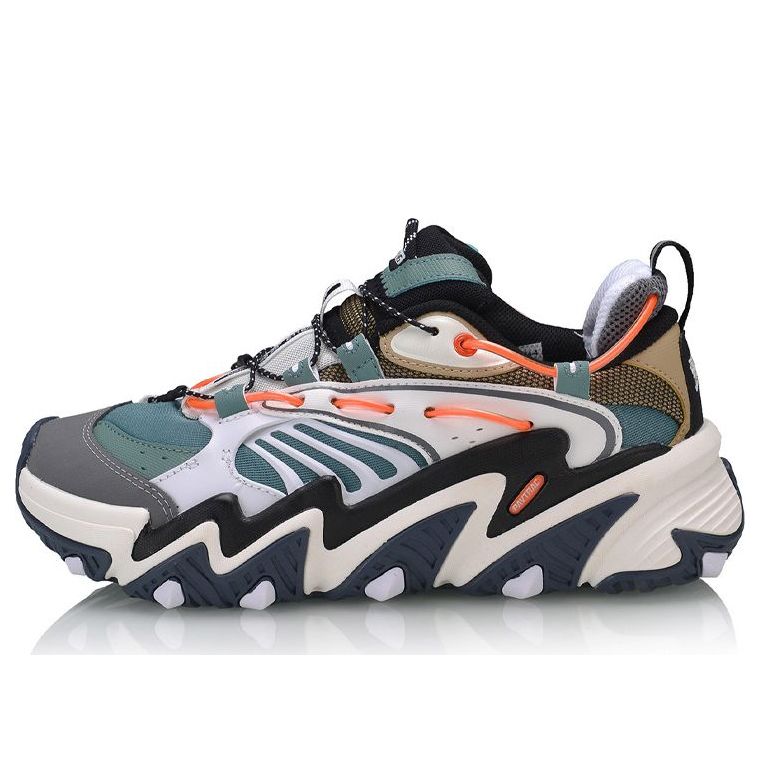 (WMNS) Li-Ning X-Claw 'Brown Green Orange' AGLQ014-4