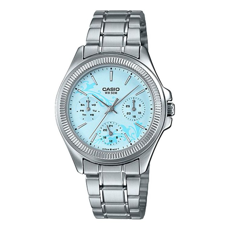 CASIO Stainless Steel Strap SilverBlue Analog LTP-2088D-2A22021