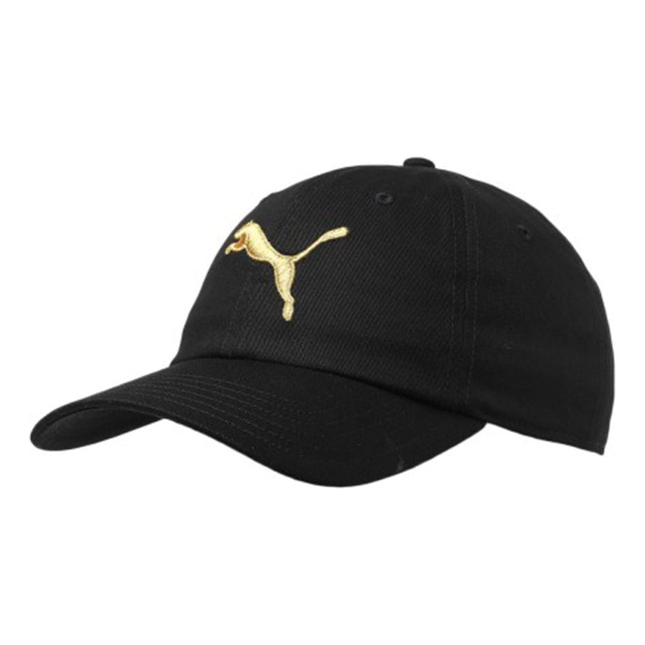 PUMA Logo Baseball Cap 'Black Gold' 022416-42