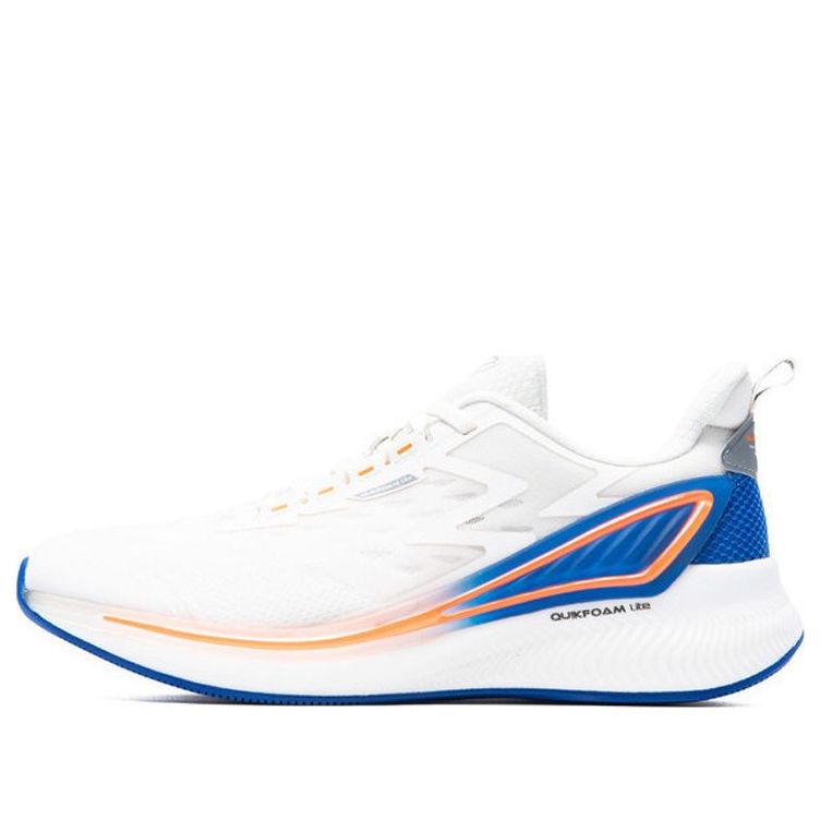 361 Degrees QU!K LITE Lightweight Breathable Running Shoes 'White Blue' 572032218-1