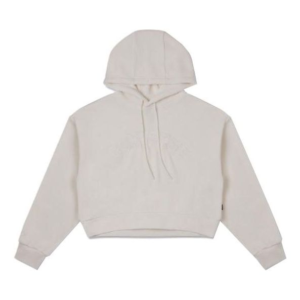 (WMNS) Converse Hoodie Asia Sizing 'White' 10026557-A01