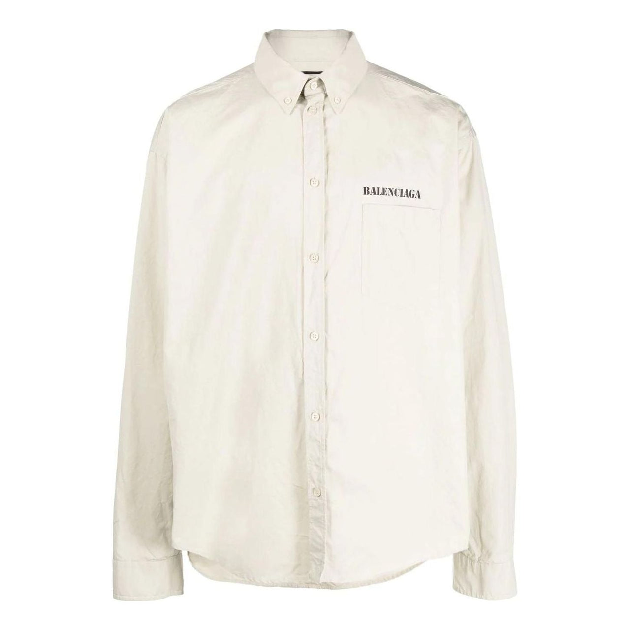 Balenciaga Property Of Back Print Shirt 'Ecru' 703843TKM019800
