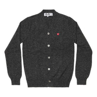 COMME des GARCONS PLAY Cardigan With Small Red Emblem 'Grey' AZ-N080-051-2
