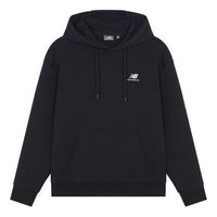 New Balance Logo Printing Sports Pullover Couple Style Black 5CC18043-BK