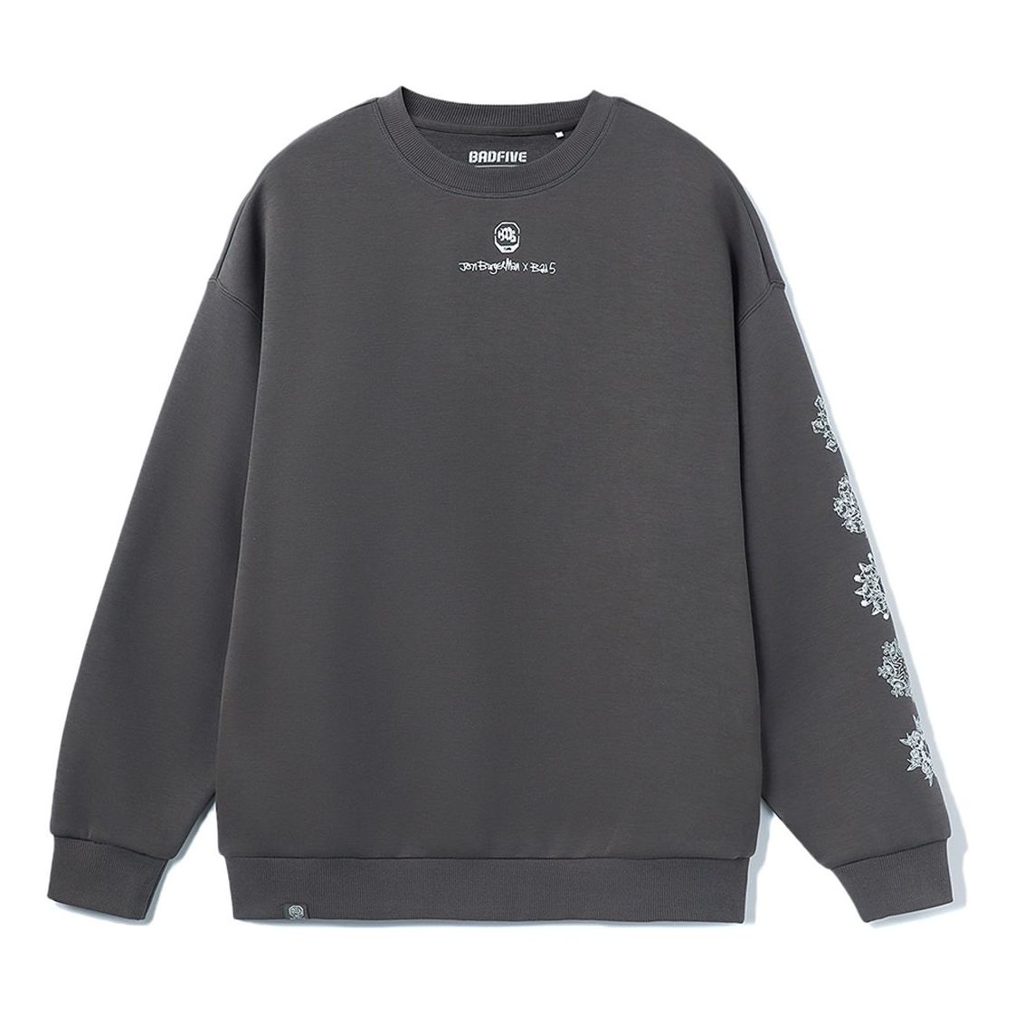 Li-Ning x Jon Burgerman BadFive Graphic Sweatshirt 'Grey' AWDR739-5