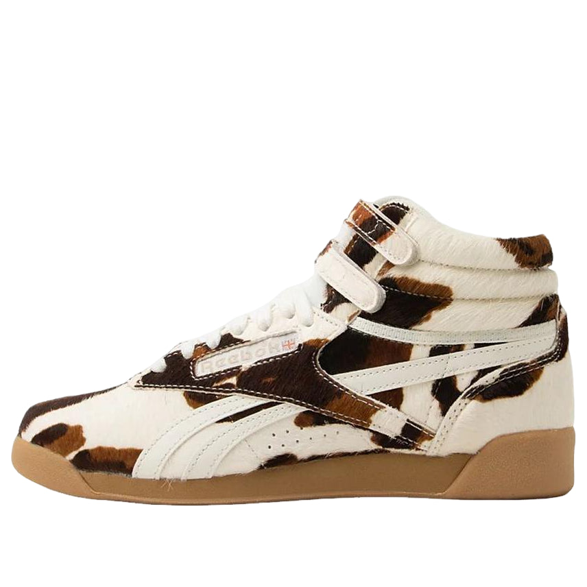 (WMNS) Reebok Freestyle Hi 'Cow' 100263870