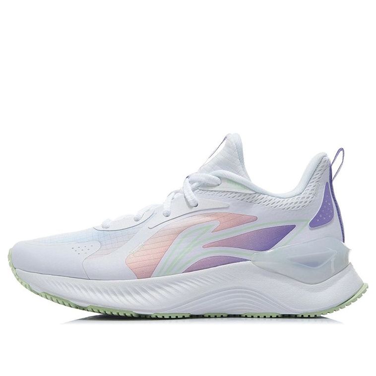 (WMNS) Li-Ning Element 'Standard White Light Bluepurple' ARHR224-4