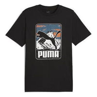 PUMA Graphic Mountain T-shirt 'Black' 684761-01