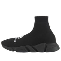 (WMNS) Balenciaga Recycled Speed Sneaker 'Black' 617192W2A511000
