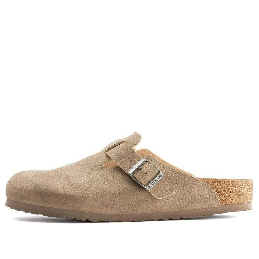 Birkenstock Boston Synthetik Narrow Fit 'Desert Dust Gray Taupe' 1023507