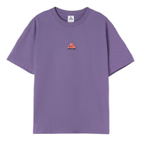 Nike ACG Solid Color Small Logo Round Neck Casual Short Sleeve Purple DQ1816-553
