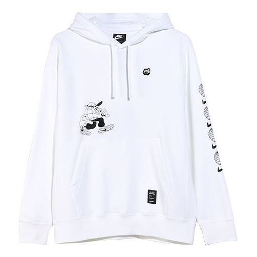 Nike Cartoon Printing Fleece Lined Sports White CK2992-100