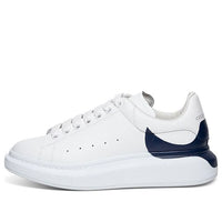 Alexander McQueen Oversized Sneaker 'White Navy Heel' 645863WHZ4L9098